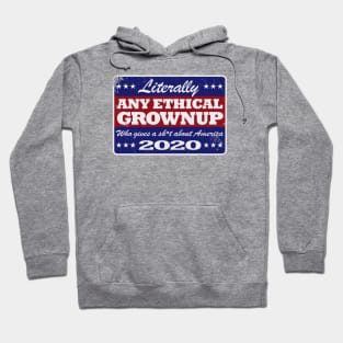 Literally ANY ETHICAL GROWNUP 2020 Retro Campaign T-Shirt Hoodie